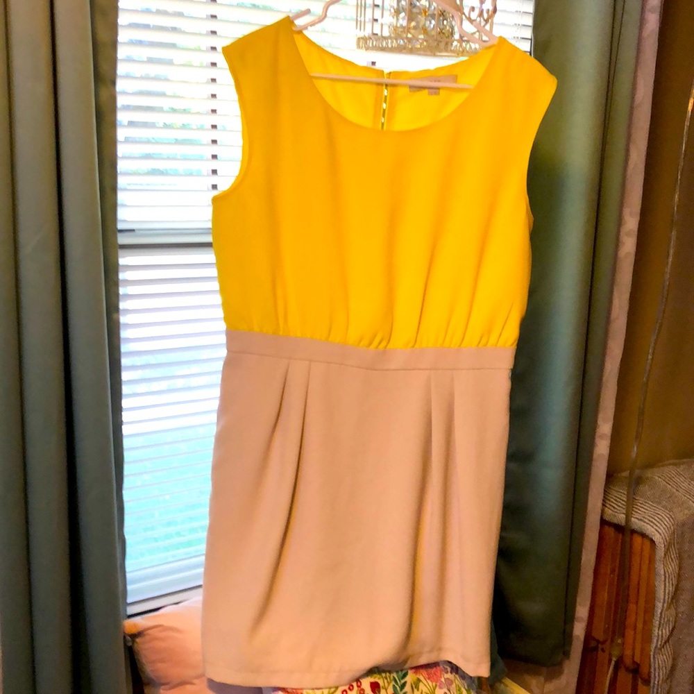Yellow LOFT dress